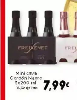 Supermercados Piedra Mini cava Cordón Negro oferta