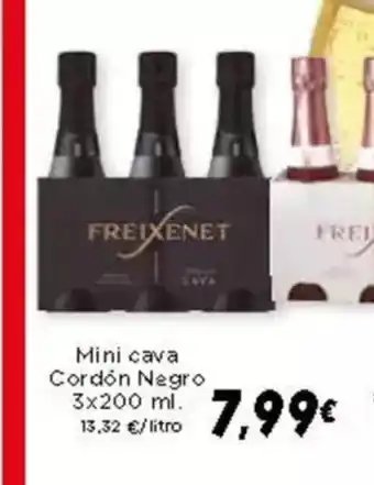 Supermercados Piedra Mini cava Cordón Negro oferta