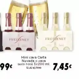 Supermercados Piedra Mini cava Carta Nevada o cava oferta