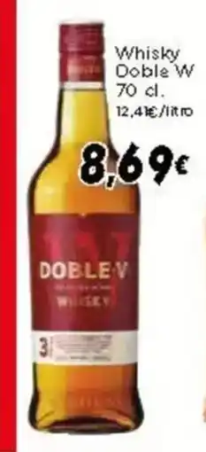 Supermercados Piedra DOBLE W Whisky oferta