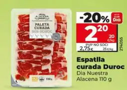 Dia Espatlla curada Duroc oferta