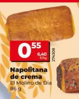 Dia Napolitana de crema oferta