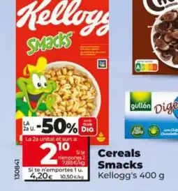 Dia Cereals Smacks oferta