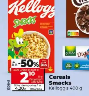 Dia Cereals Smacks oferta