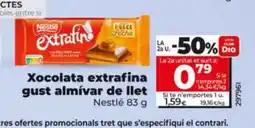 Dia Xocolata extrafina gust almívar de llet oferta