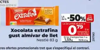 Dia Xocolata extrafina gust almívar de llet oferta