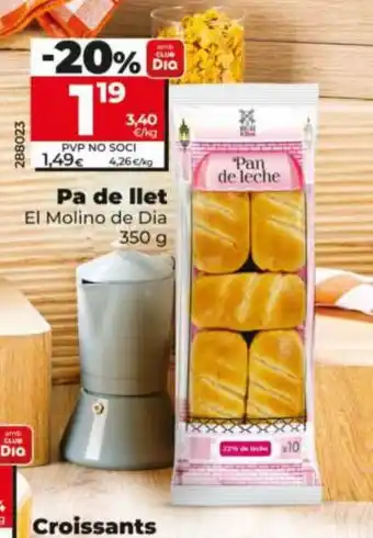 Dia Pa de llet oferta