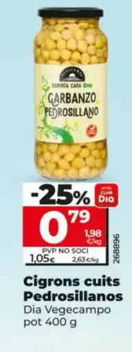 Dia Cigrons cuits Pedrosillanos oferta