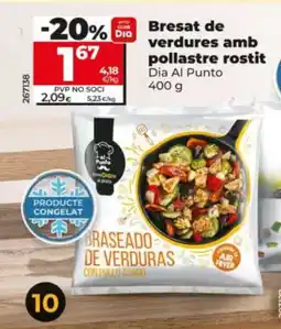 Dia Bresat de verdures amb pollastre rostit oferta