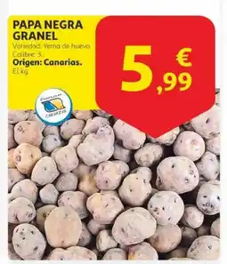 Alcampo Papa negra granel oferta