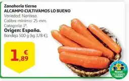 Alcampo Zanahoria tierna oferta