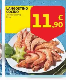 Alcampo Langostino cocido oferta