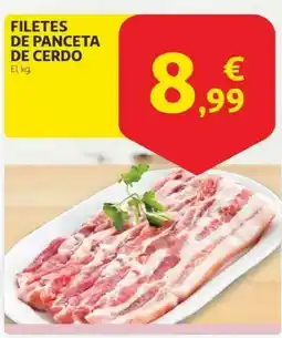 Alcampo Filetes de panceta de cerdo oferta