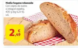 Alcampo Media hogaza rebanada oferta