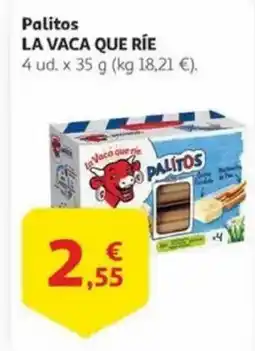 Alcampo LA VACA QUE RÍE Palitos oferta