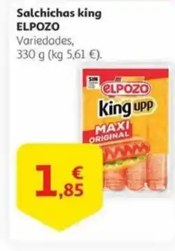 Alcampo ELPOZO Salchichas king oferta