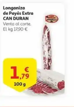 Alcampo CAN DURAN Longaniza de Payés Extra oferta