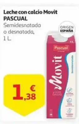 Alcampo PASCUAL Leche con calcio Movit oferta