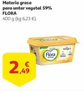 Alcampo FLORA Materia grasa para untar vegetal 59% oferta