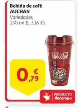 Alcampo AUCHAN Bebida de café oferta