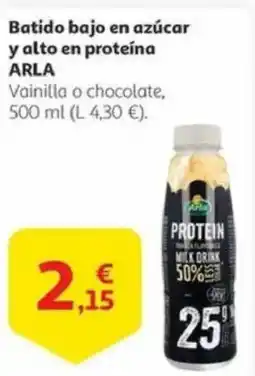 Alcampo ARLA Batido bajo en azúcar y alto en proteína oferta