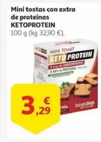 Alcampo KETOPROTEIN Mini tostas con extra de proteínas oferta