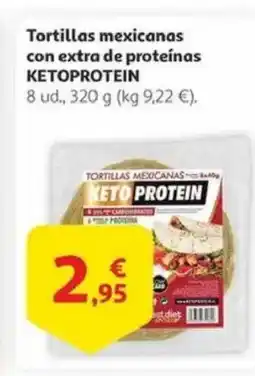 Alcampo KETOPROTEIN Tortillas mexicanas con extra de proteínas oferta
