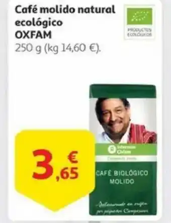 Alcampo OXFAM Café molido natural ecológico oferta