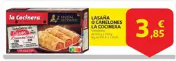 Alcampo LA COCINERA Lasaña o canelones oferta