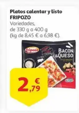 Alcampo FRIPOZO Platos calentar y listo oferta