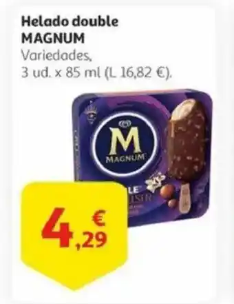 Alcampo MAGNUM Helado double oferta