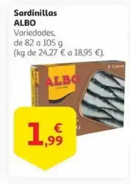 Alcampo ALBO Sardinillas oferta