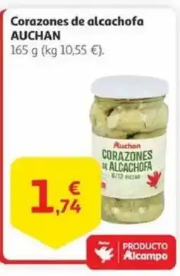 Alcampo AUCHAN Corazones de alcachofa oferta