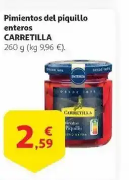 Alcampo CARRETILLA Pimientos del piquillo enteros oferta