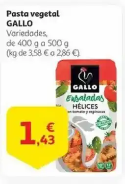 Alcampo GALLO Pasta vegetal oferta