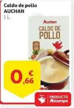 Alcampo AUCHAN Caldo de pollo oferta