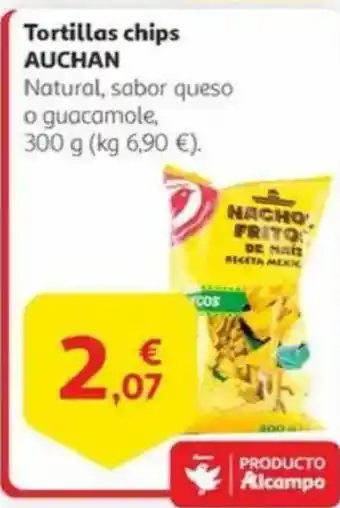 Alcampo AUCHAN Tortillas chips oferta