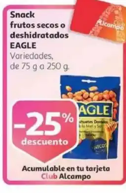 Alcampo EAGLE Snack frutos secos o deshidratados oferta