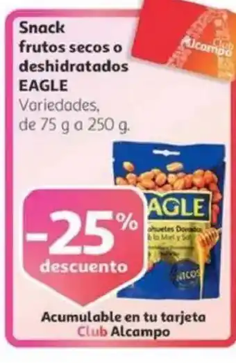 Alcampo EAGLE Snack frutos secos o deshidratados oferta