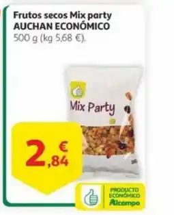 Alcampo AUCHAN ECONÓMICO Frutos secos Mix party oferta