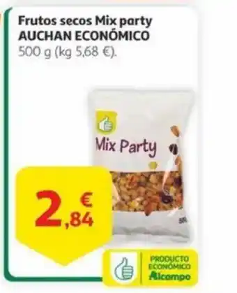 Alcampo AUCHAN ECONÓMICO Frutos secos Mix party oferta