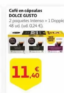 Alcampo DOLCE GUSTO Café en cápsulas oferta