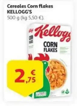 Alcampo KELLOGG'S Cereales Corn flakes oferta