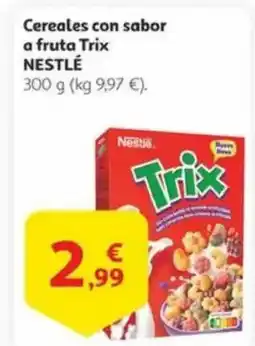 Alcampo NESTLÉ Cereales con sabor a fruta Trix oferta