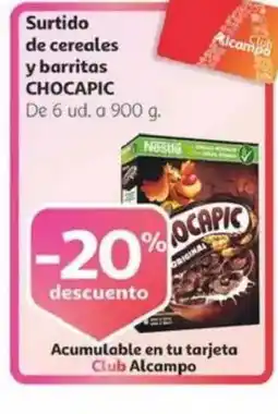 Alcampo CHOCAPIC Surtido de cereales y barritas oferta