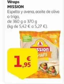 Alcampo MISSION Wraps oferta