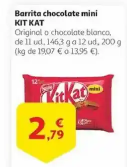 Alcampo KIT KAT Barrita chocolate mini oferta