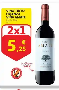 Alcampo VINA AMATE Vino tinto crianza oferta