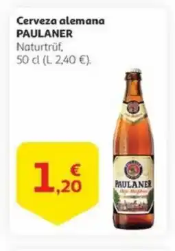 Alcampo PAULANER Cerveza alemana oferta