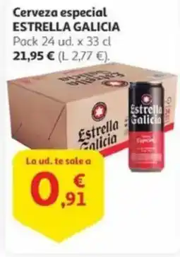 Alcampo ESTRELLA GALICIA Cerveza especial oferta